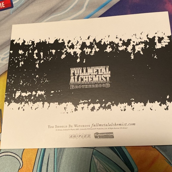 Lot Of 9 Full Metal Alchemist Brotherhood Art Cards - Picture 11 of 11